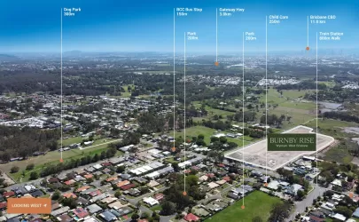 Burnby Rise Estate - Hemmant Aerial
