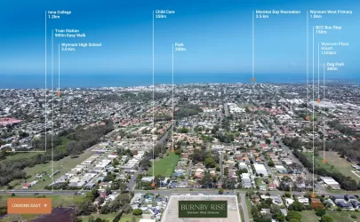 Burnby Rise Estate - Hemmant Aerial