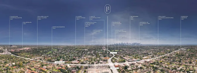 Burton Place Estate - Ashburton Aerial