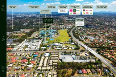 Calam Reserve Estate - Calamvale Aerial