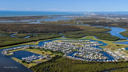 Calypso Bay Estate - Jacobs Well Aerial