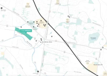 Casey Green Narre Warre Location Map