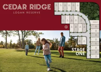 Cedar Ridge Estate - Logan Reserve Release Map