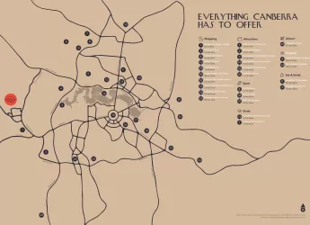 Central Park Estate - Denman Prospect Location Map