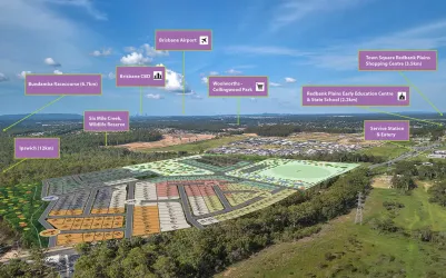 Century Estate - Redbank Plains Aerial