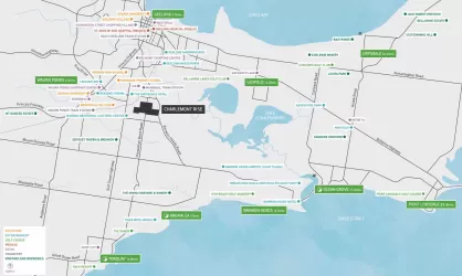 Charlemont Rise Location map