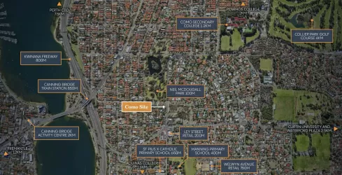 Como Terrace Townhomes - Como Location Map