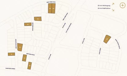 Complete by McDonald Jones Homes at Forest Reach - Huntley Location Map
