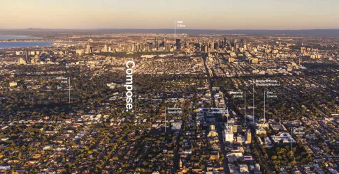 Compose Estate - Hawthorn Aerial