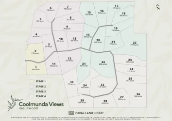 Coolmunda Views Estate - Coolmunda Release Map