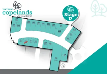 Copelands Estate - Warragul Release Map