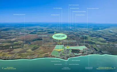 Coral Cove Ocean Estate - Innes Park Aerial