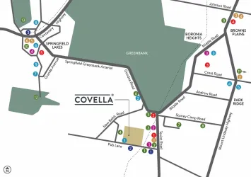 Covella Estate - Greenbank Location map