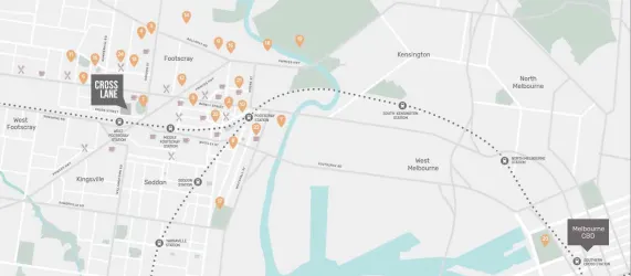 Cross Lane Estate - Footscray Location map_0