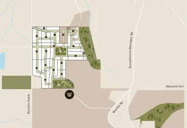 Crownlea Estate - Warragul Location Map