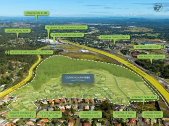Cunningham Rise Goodna - Aerial