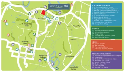 Cunningham Rise Goodna - Location