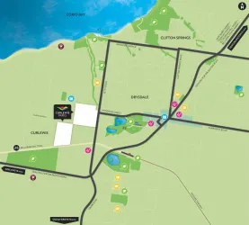 Curlewis Parks Location map