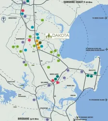 Dakota Estate - Burpengary East Location map
