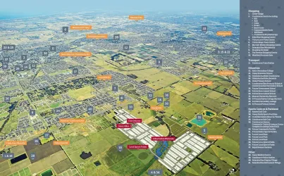 Delaray Estate - Clyde North Aerial