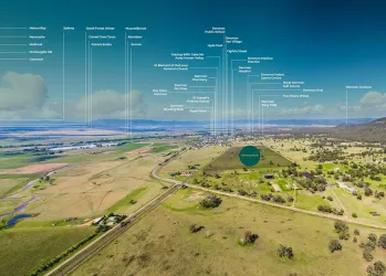 Denman Park Estate - Denman Aerial