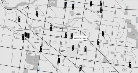 Distinction Townhouses - Notting Hill Location map