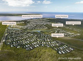 Dolphin Waters Estate - Burrum Heads Aerial