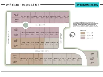 Drift Woodgate Beach Estate - Woodgate Masterplan