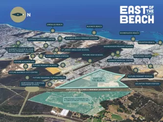 East Of The Beach Estate - Eglinton Aerial