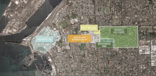 East Village Estate - Fremantle Aerial