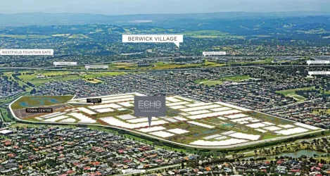 Echo Townhomes in Alira - Berwick Aerial