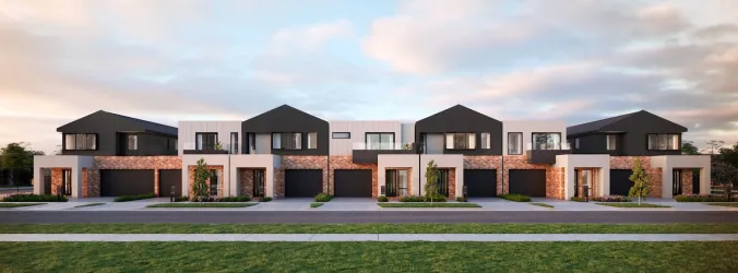 Echo Townhomes in Five Farms - Clyde North External
