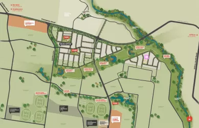 Echo Townhomes in Smiths Park Stage 13 - Clyde North Location Map