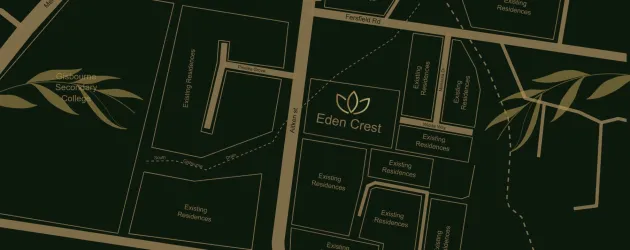 Eden Crest Estate - Gisborne Location Map