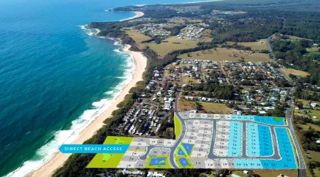 Edgewater Shores Estate - Diamond Beach Aerial