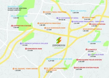 Edmondson Residences - Edmondson Park Location
