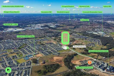 Edmondson Terraces - Edmondson Park Aerial