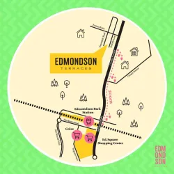 Edmondson Terraces - Edmondson Park Location map