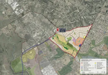 Elante Meadows Estate - Vineyard Location map