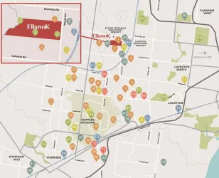 Ellarook Estate Location map