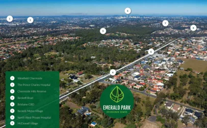 Emerald Park Estate - Bridgeman Downs Aerial