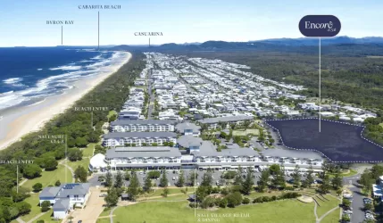 Encore at Salt - Kingscliff Aerial