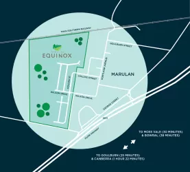 Equinox Estate - Marulan Location Map