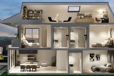 Eton Place Townhomes - Smithfield Render