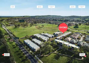 Evoke Townhomes - South Morang Aerial