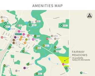 Fairview Meadows Estate - Sunbury Location Map