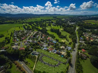 Fairways on North Arm Estate - Murwillumbah Aerial