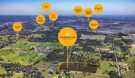 Fairwood Rise Estate - Rouse Hill Aerial