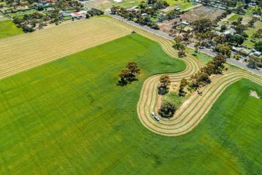 Field and Country Estate - Lewiston Aerial