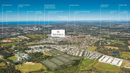Flametree Estate - Dakabin Aerial
